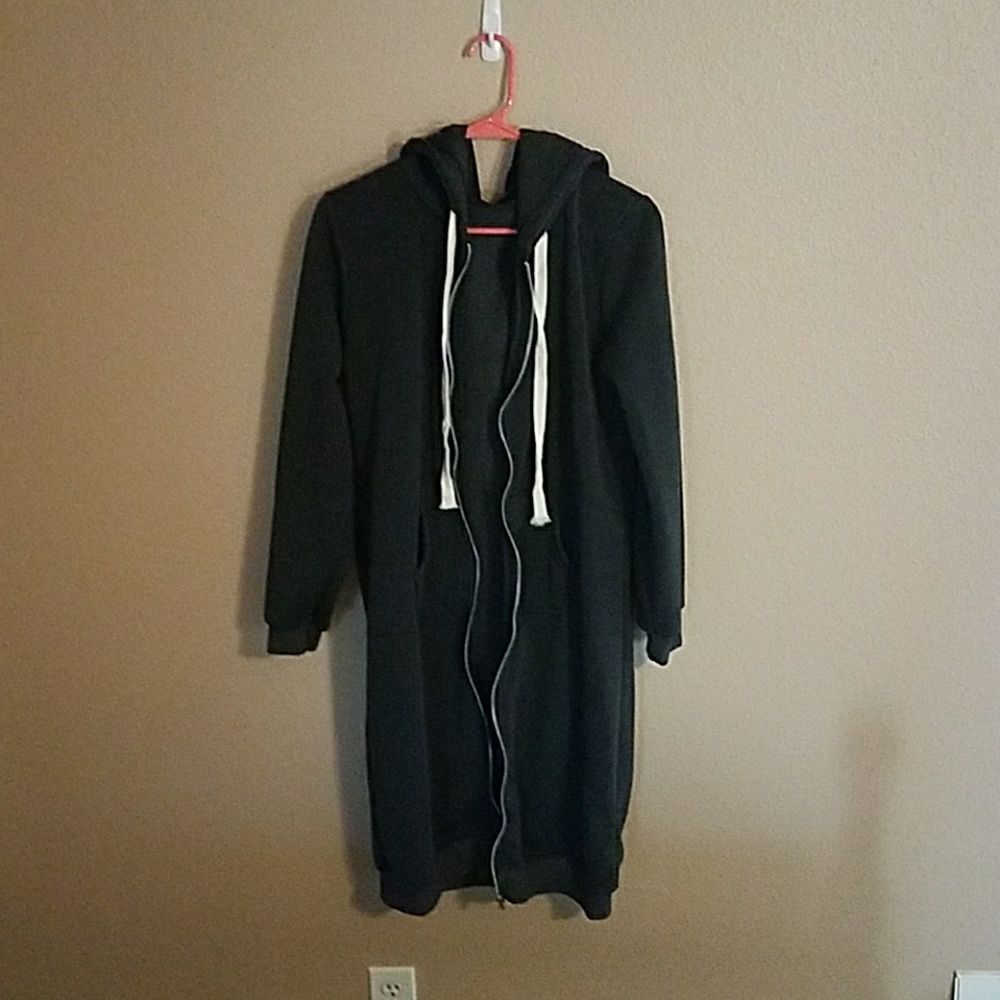 Women's Long zip sweatshirt hoodie